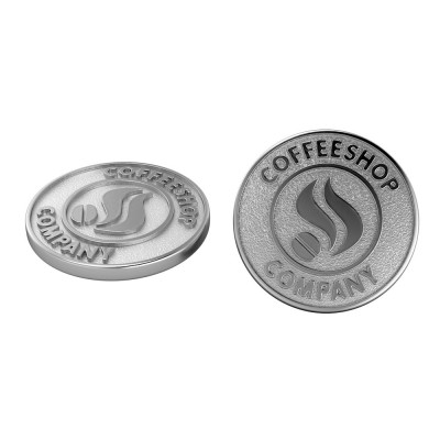 Значок с логотипом компании Coffeeshop