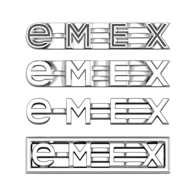 Значок с логотипом компании EMEX